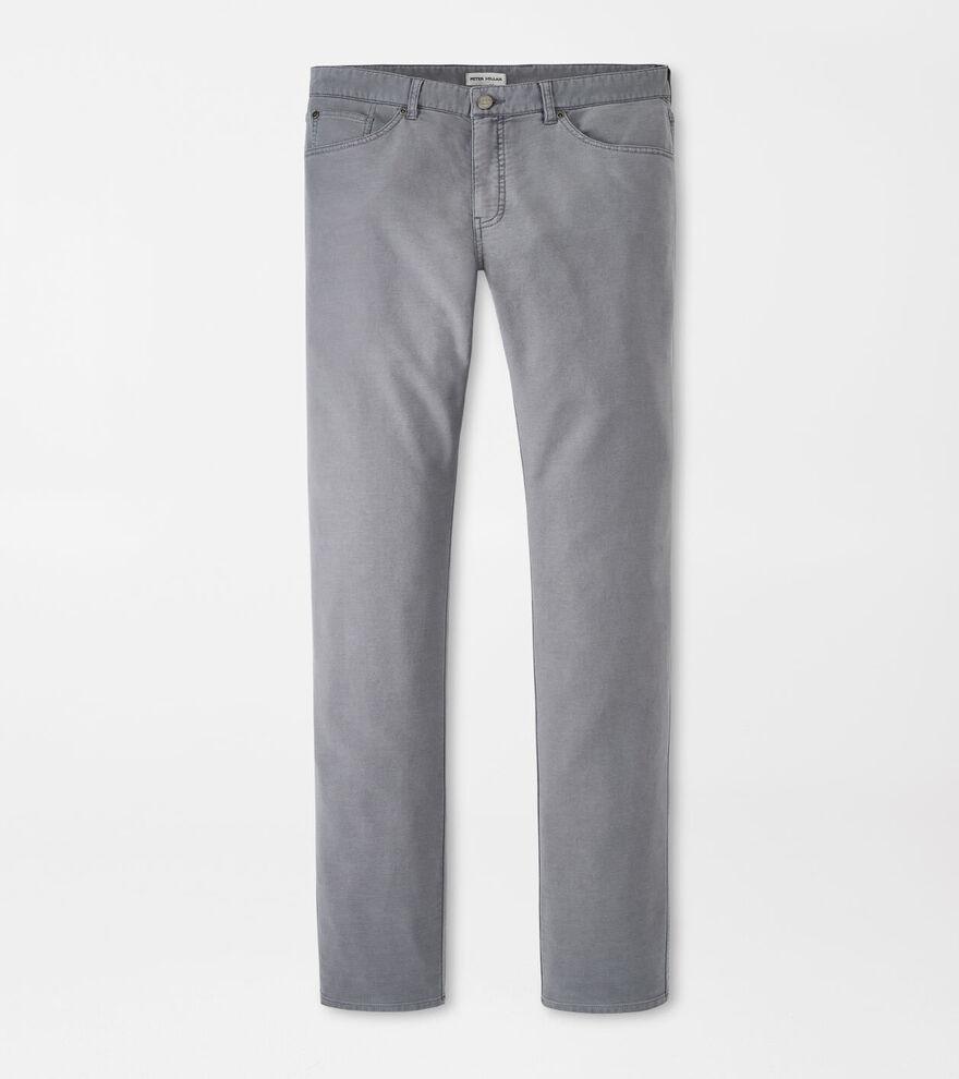 Peter Millar Mens Coastline Five-Pocket Pant | Color: Gale Grey | Size: 44 Product Image