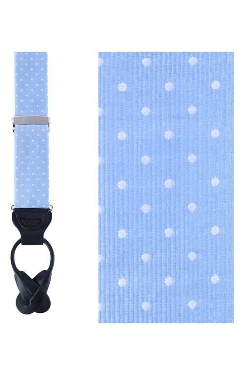 Trafalgar Aura Polka Dot Silk Suspenders Product Image