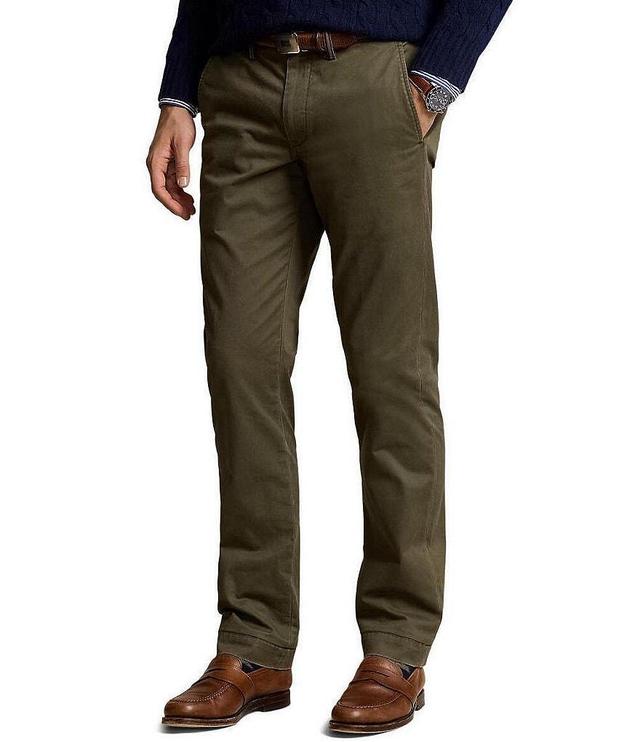 Polo Ralph Lauren Straight Fit Flat Front Stretch Twill Chino Pants Product Image