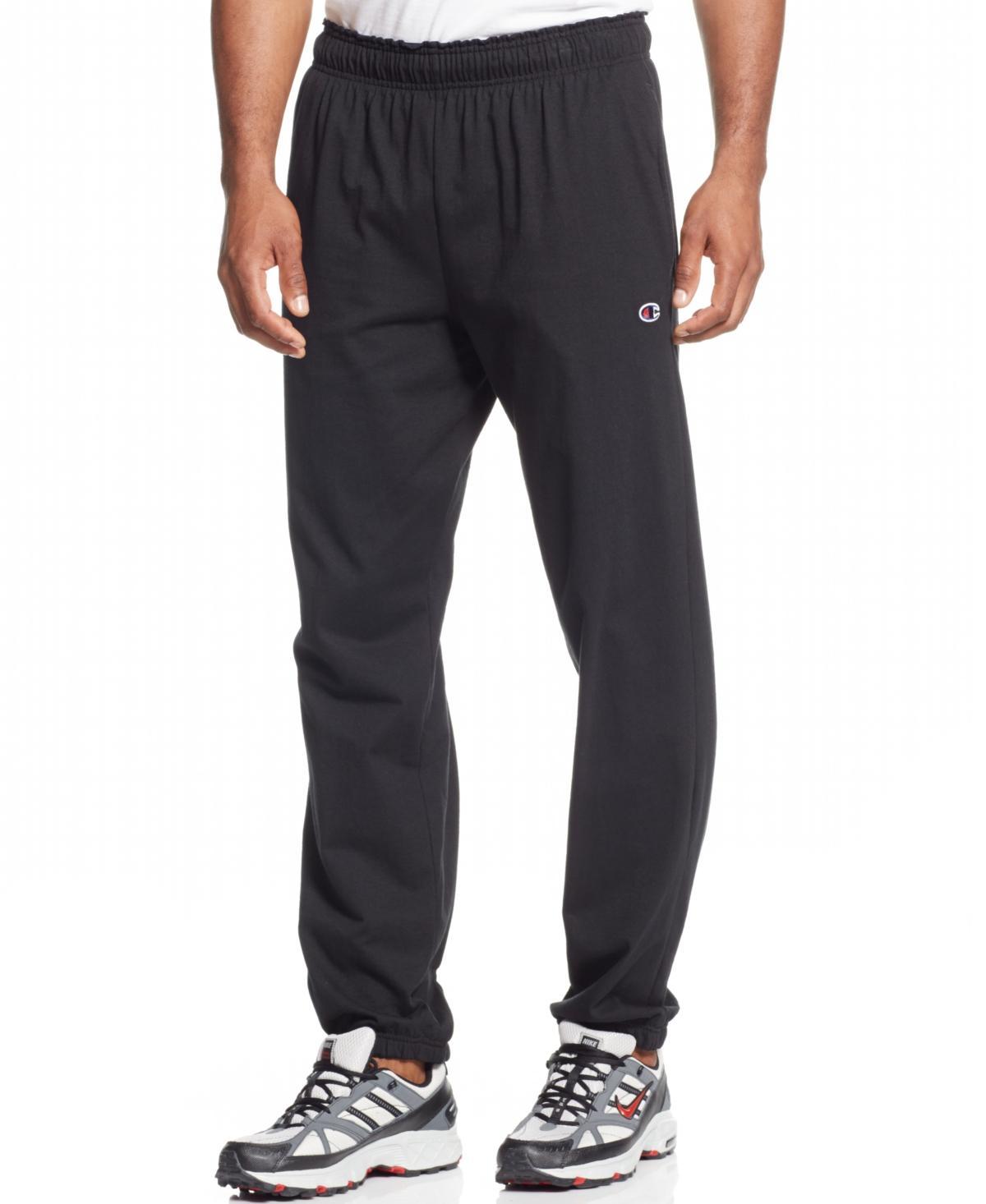 Mens Champion Cinched Jersey Pants Product Image