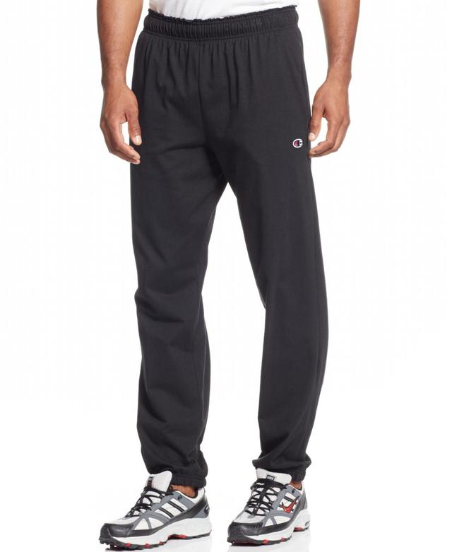 Champion Mens Jersey Banded Bottom Pants Product Image