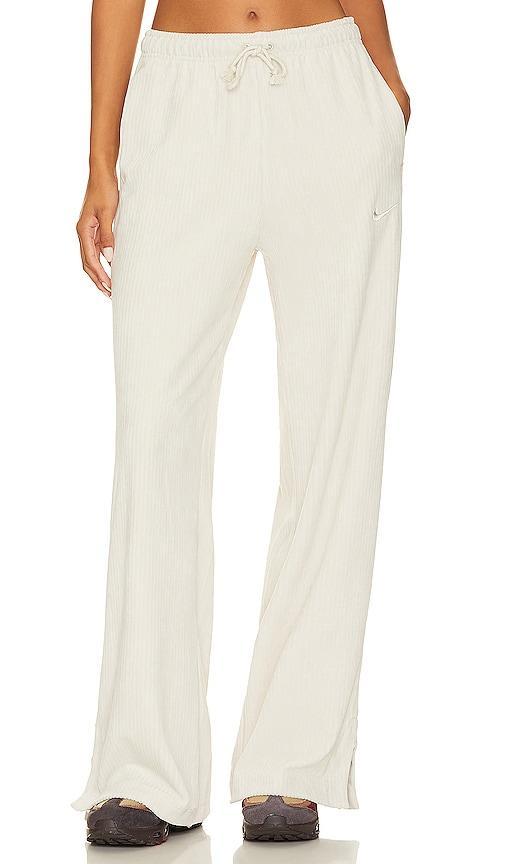 Nike Velour Wide-leg Pants in Beige. Product Image