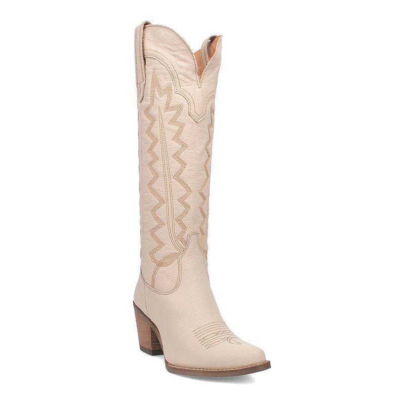 Dingo High Cotton Leather Tall Western Boots Product Image