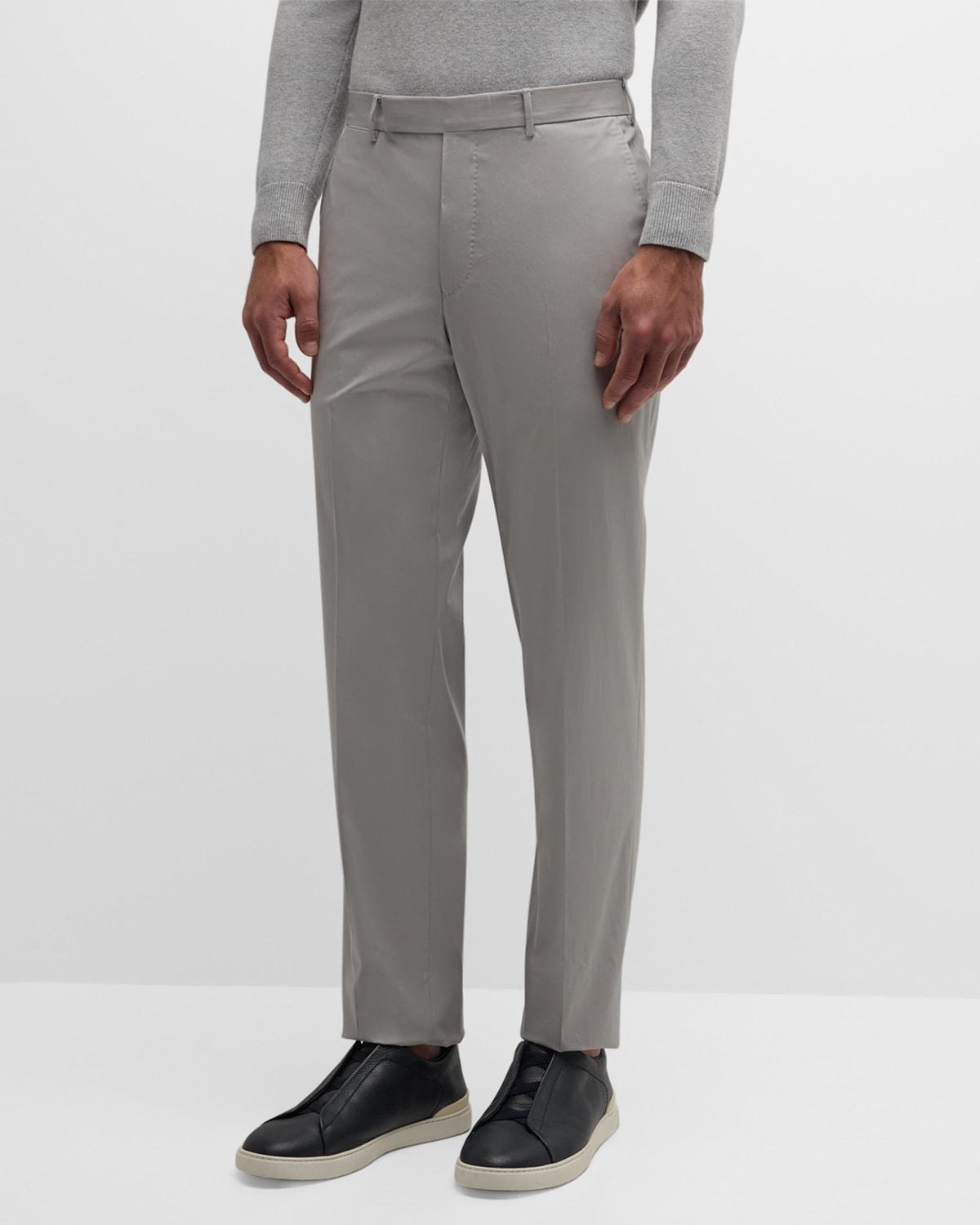 Mens Premium Cotton Dress Pants Product Image