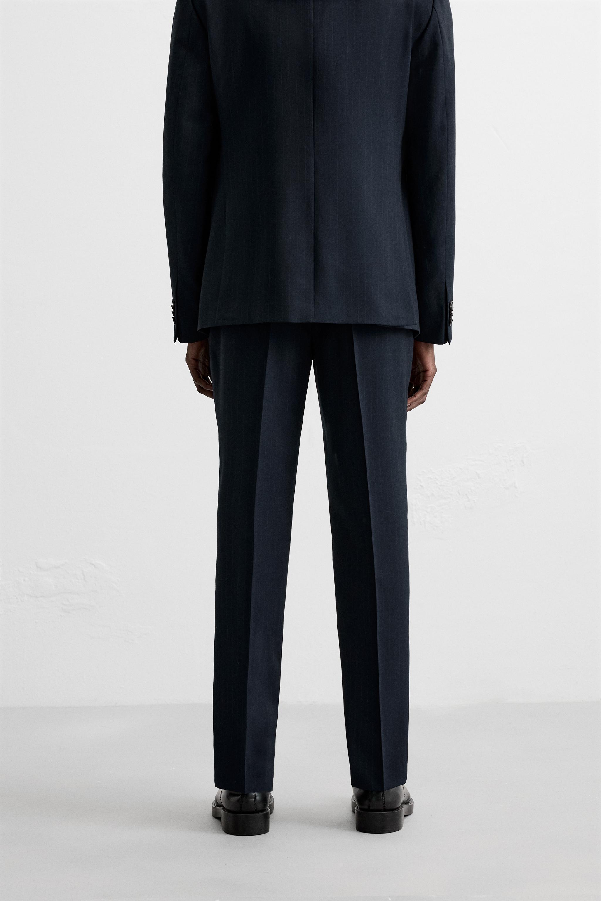 PINSTRIPE SUIT PANTS Product Image