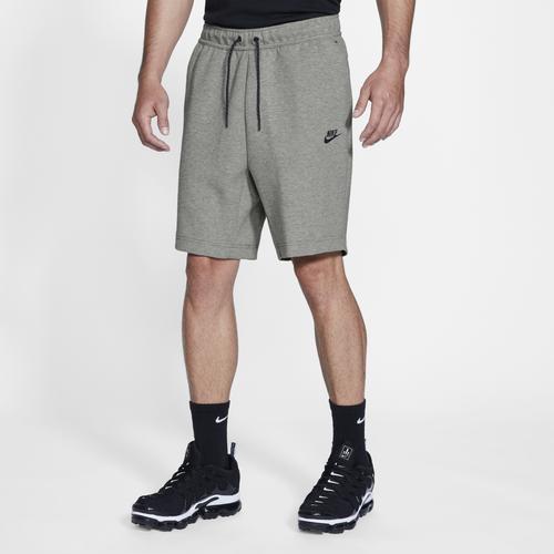 Nike Mens Tech Fleece Shorts - Dark Grey Heather/Black Product Image