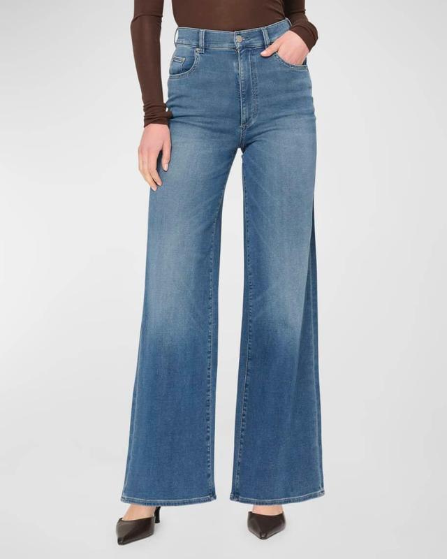 Hepburn Wide-Leg High-Rise Jeans Product Image