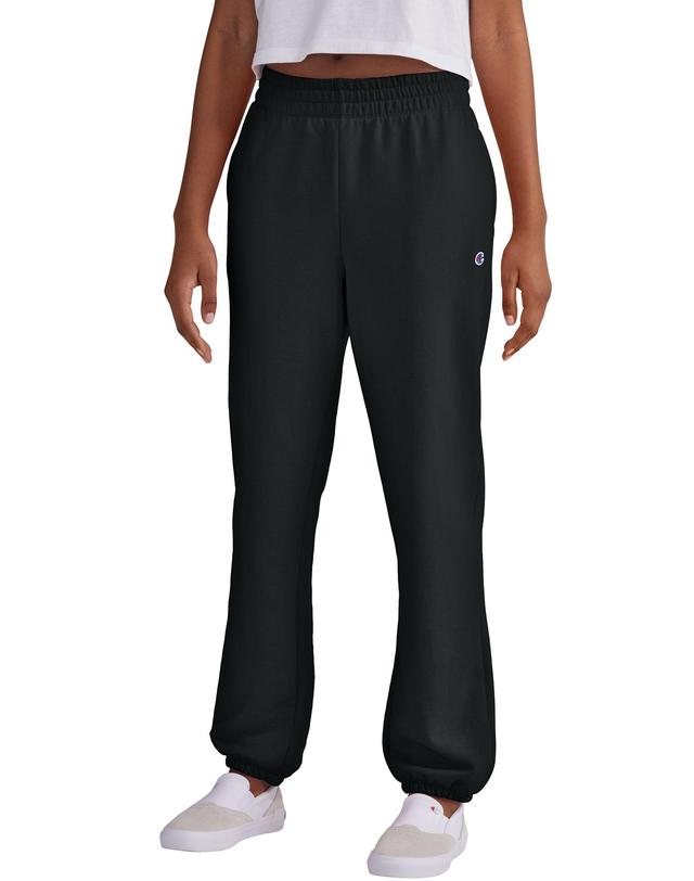 Womens Champion Powerblend Oversized Sweatpants, C Logo, 29 Plaster Blue 2XL Product Image