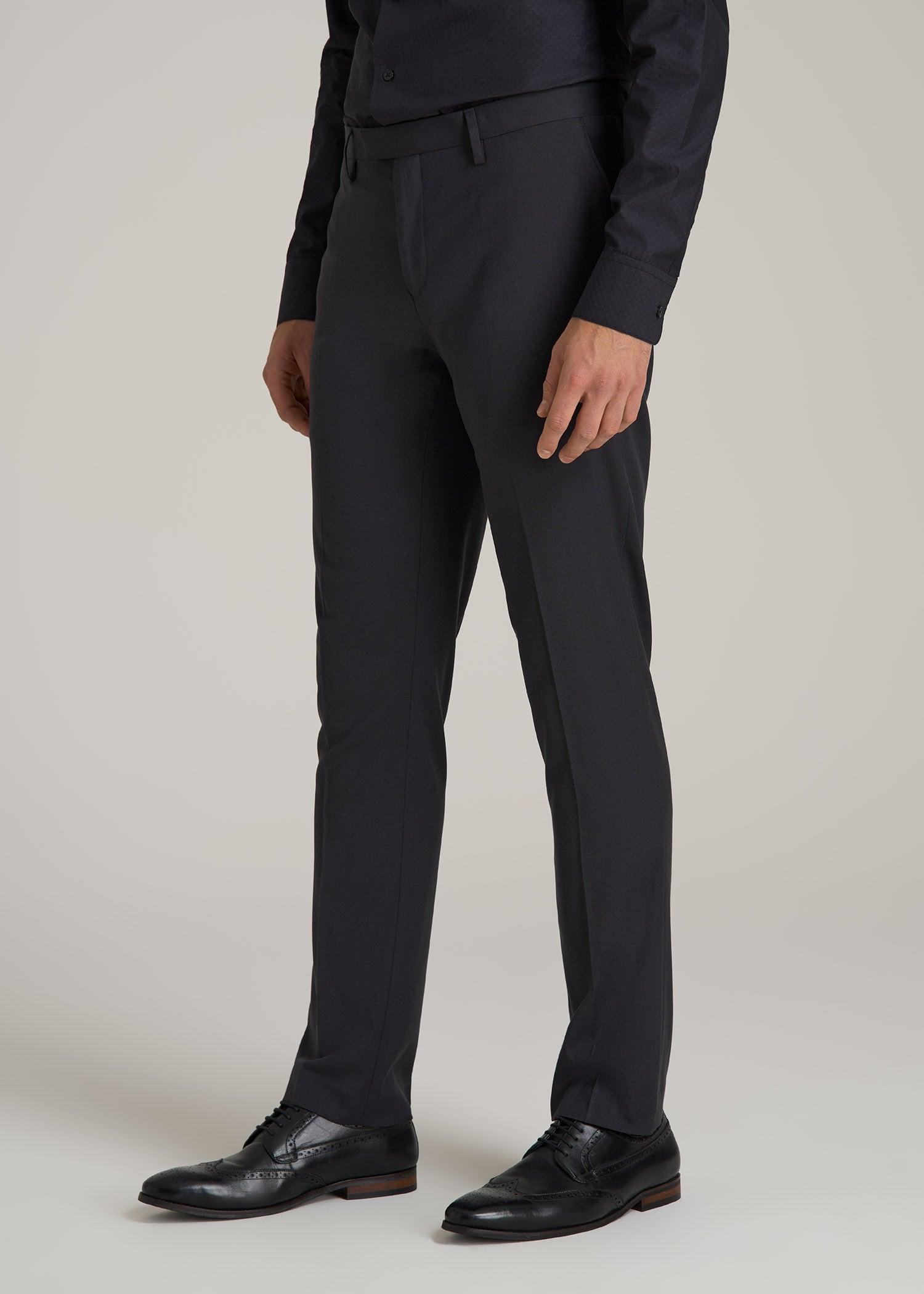 Suit Trousers for Tall Men in Mid Grey Male Product Image