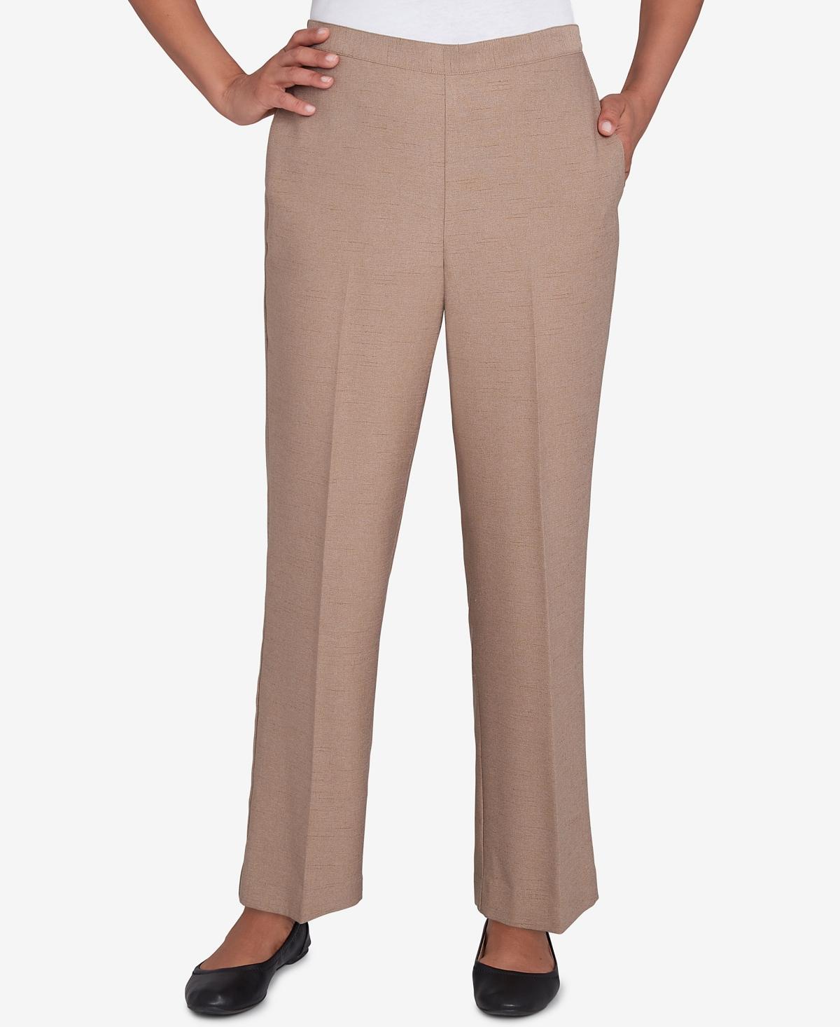 Petite Alfred Dunner Classic Pull-On Pants, Womens Product Image