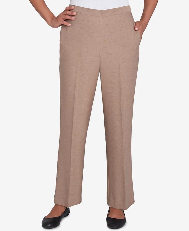 Petite Alfred Dunner Classic Pull-On Pants, Womens Product Image