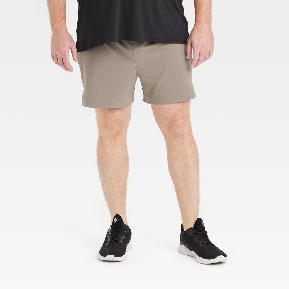 Mens Big Run Shorts 5 - All In Motion Brown 2XL Product Image