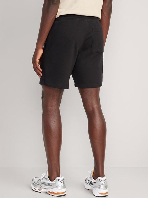 Garment-Washed Fleece Sweat Shorts -- 7-inch inseam Product Image