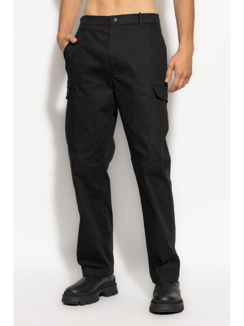 Cargo Tailored Trousers In Black Product Image