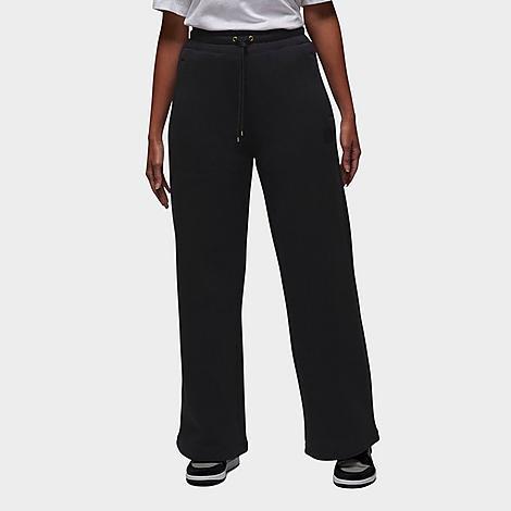 Jordan Womens Jordan Flight Fleece Pants - Womens Black/Black Product Image