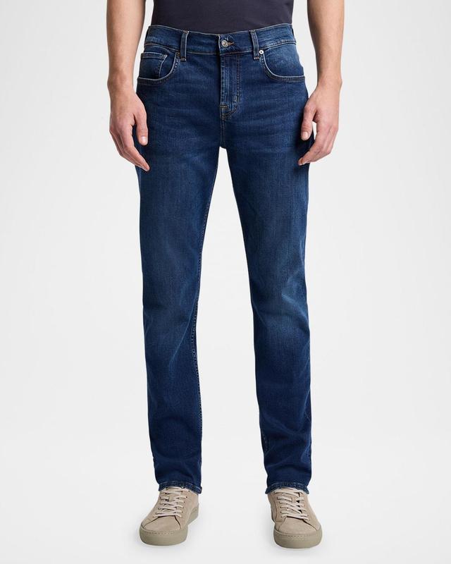 Mens Slimmy Stretch Denim Jeans Product Image