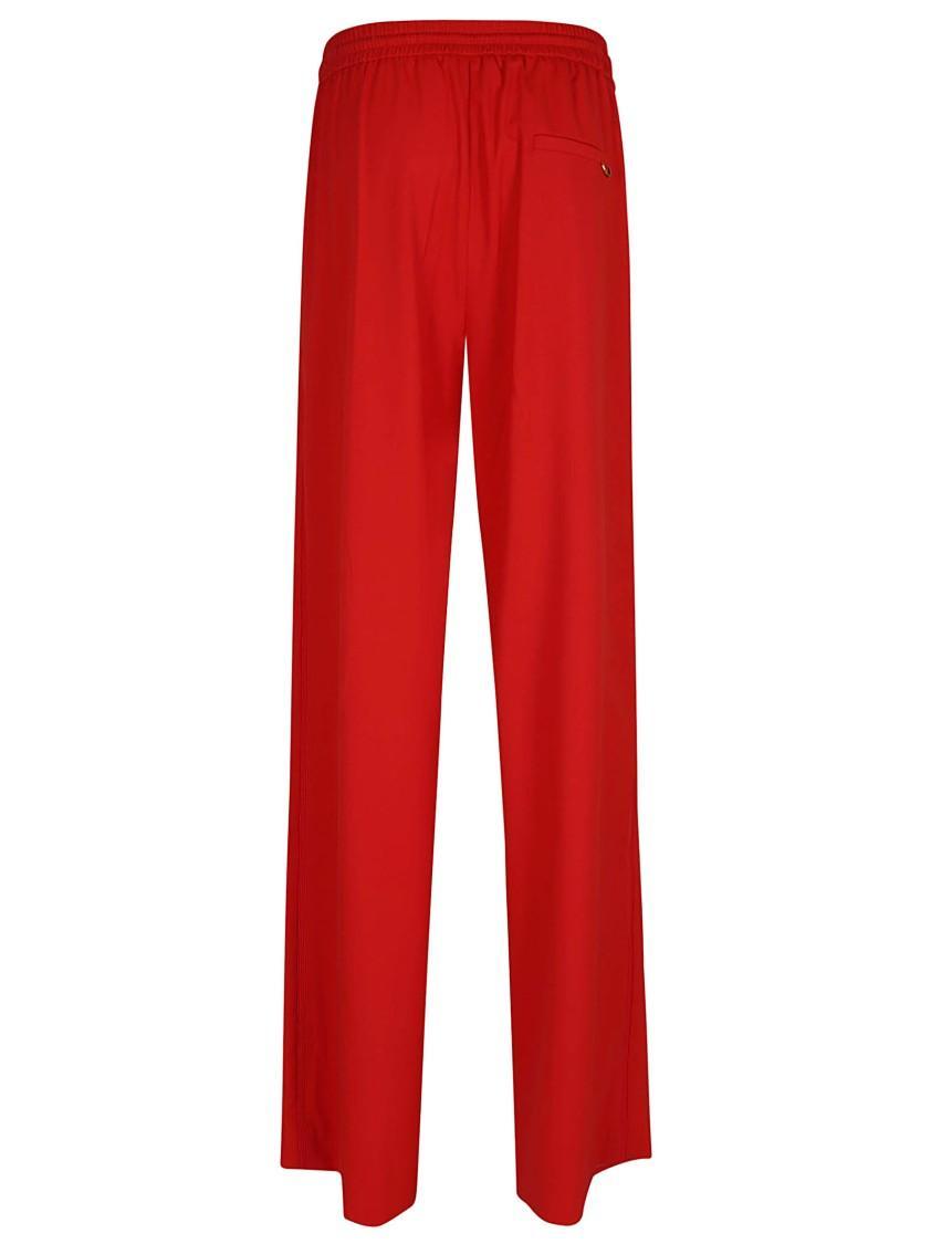 ZIMMERMANN Crush Track Pant Back Pocket In Red Product Image