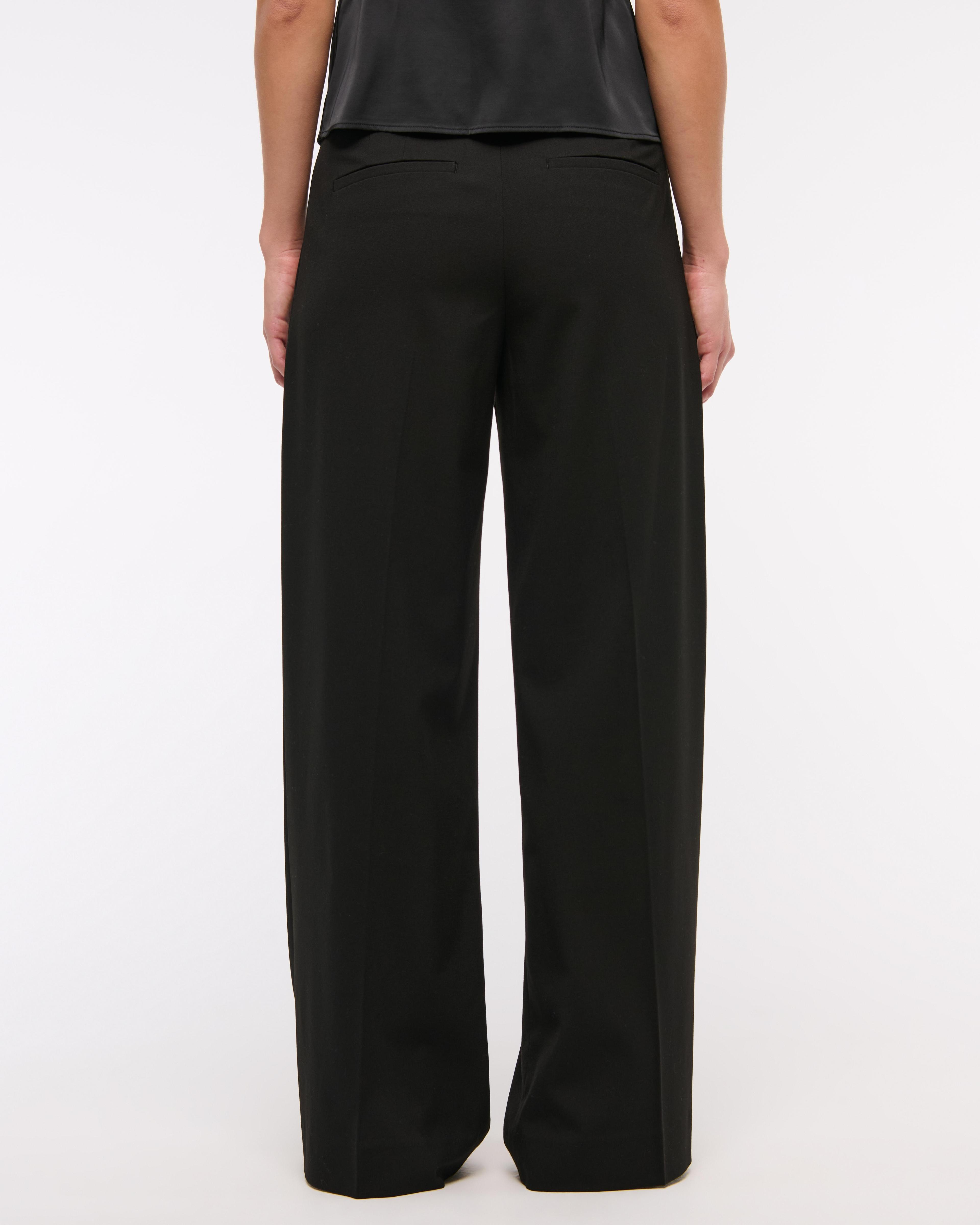 Mid Rise Tailored Wide Leg Pant Product Image