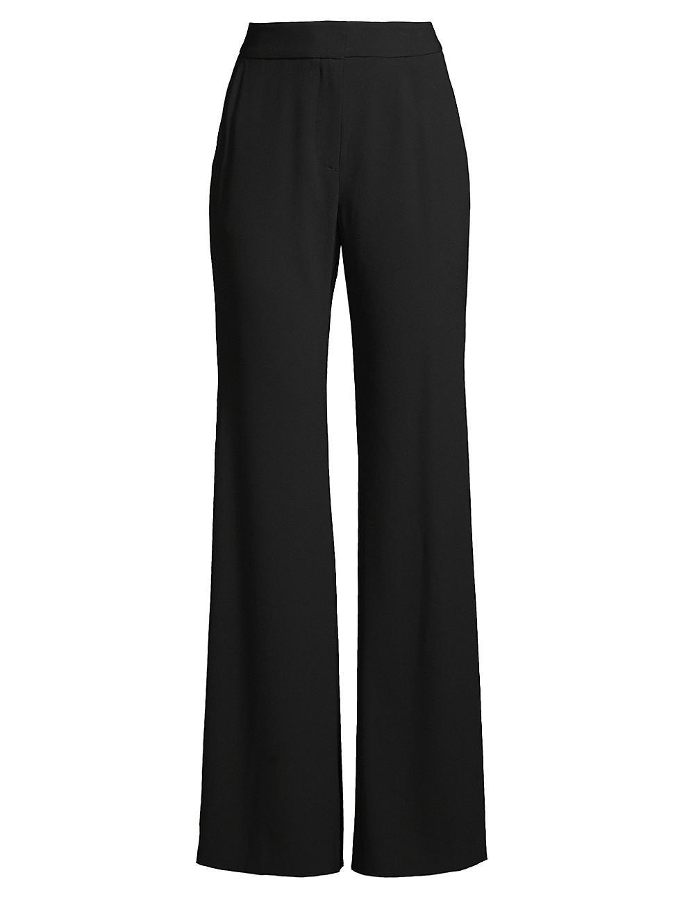 Womens Lydia Crepe Flared Pants Product Image