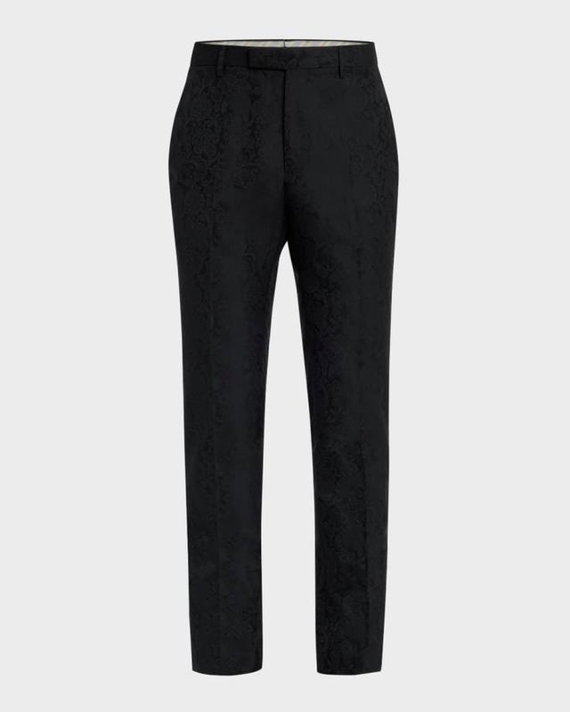 Men's Jacquard Evening Trousers Product Image