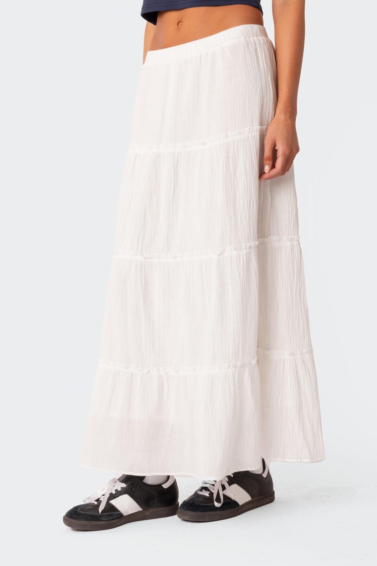 Charlotte Tiered Maxi Skirt Product Image