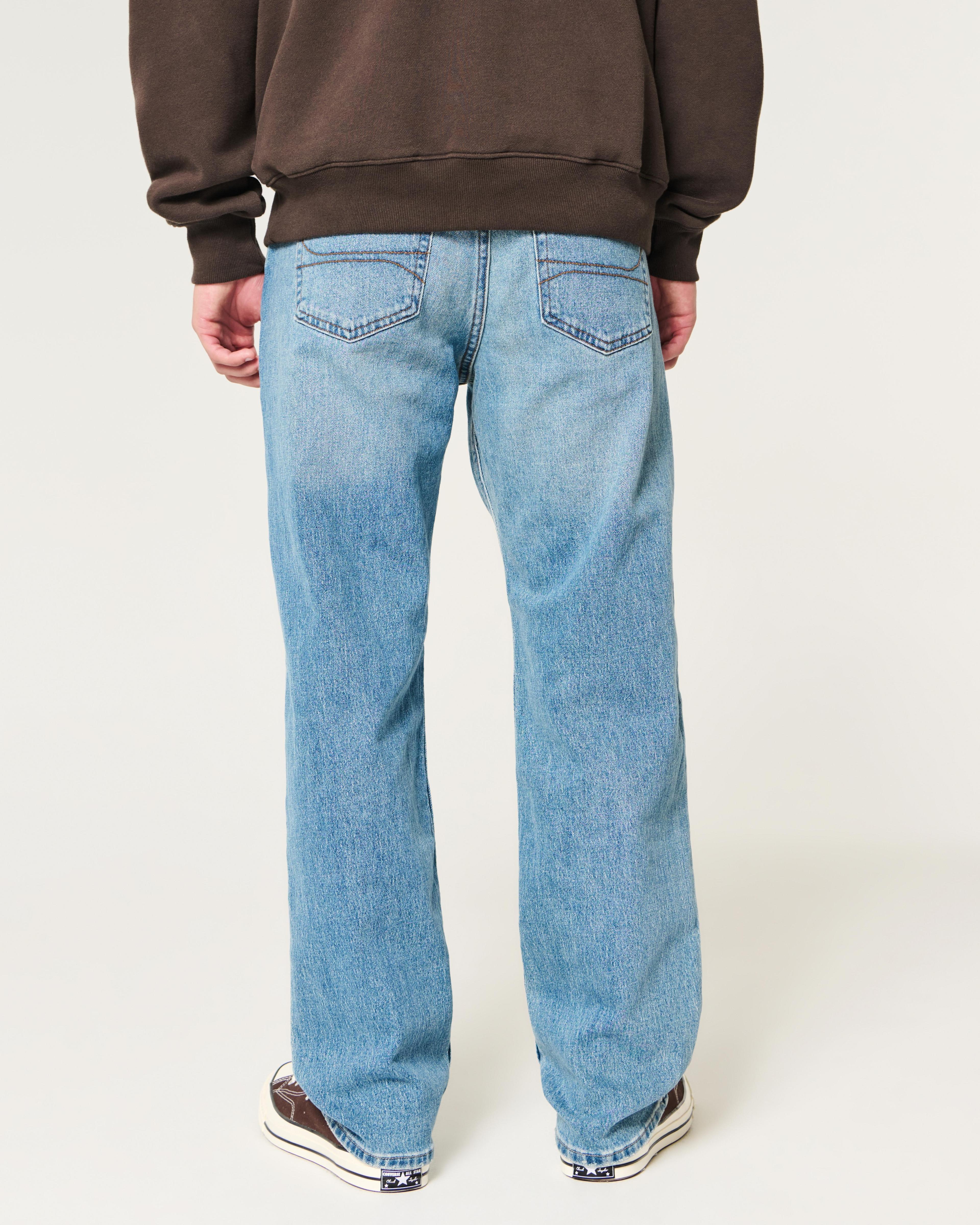 Medium Wash Loose Jeans Product Image