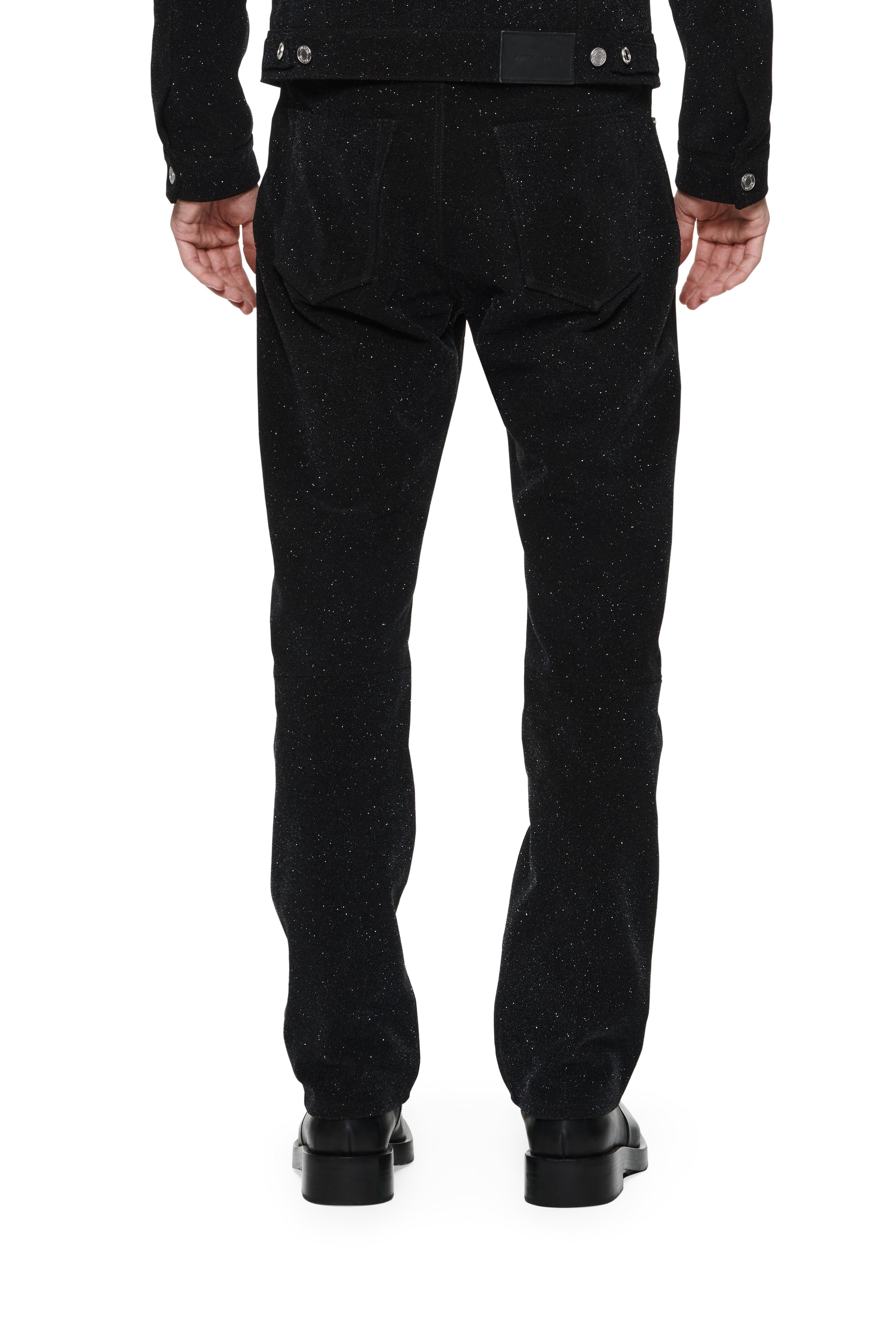 P011 Glitter Leather Pant Male Product Image