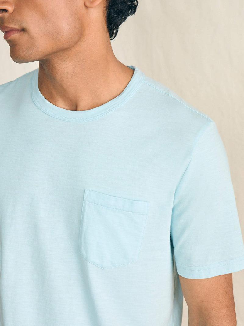 Sunwashed Pocket Tee - Blue Oasis Male Product Image