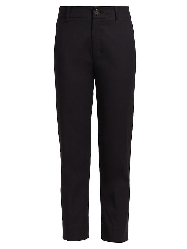 Vince Cotton Blend Cigarette Trousers Product Image