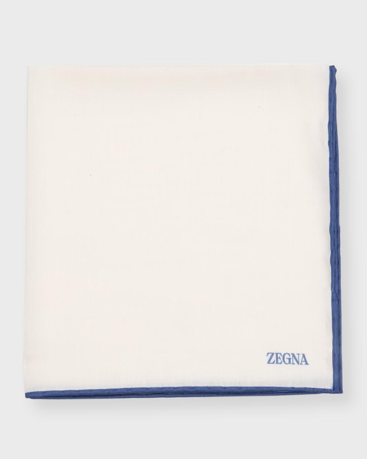 Men's Cotton-Silk Pocket Square Product Image