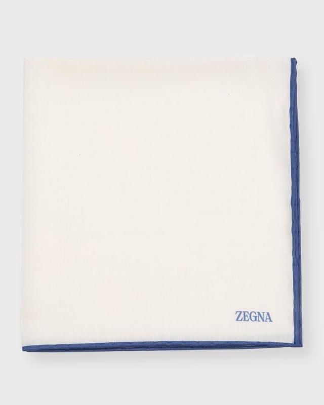 Men's Cotton-Silk Pocket Square Product Image