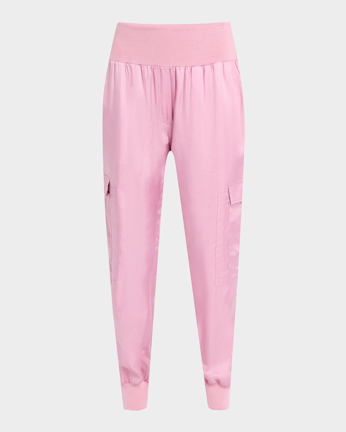 Tous Les Jours Giles Satin Jogger Pants Product Image