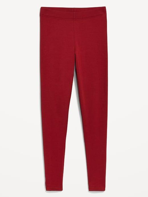 High-Waisted Fleece-Lined Leggings Product Image