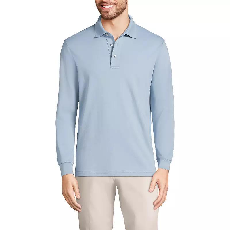 Mens Lands End Soft Supima Polo Product Image