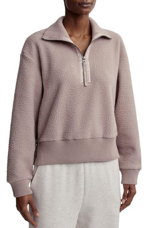 Varley Roselle Recycled Polyester Fleece Half Zip Pullover Product Image