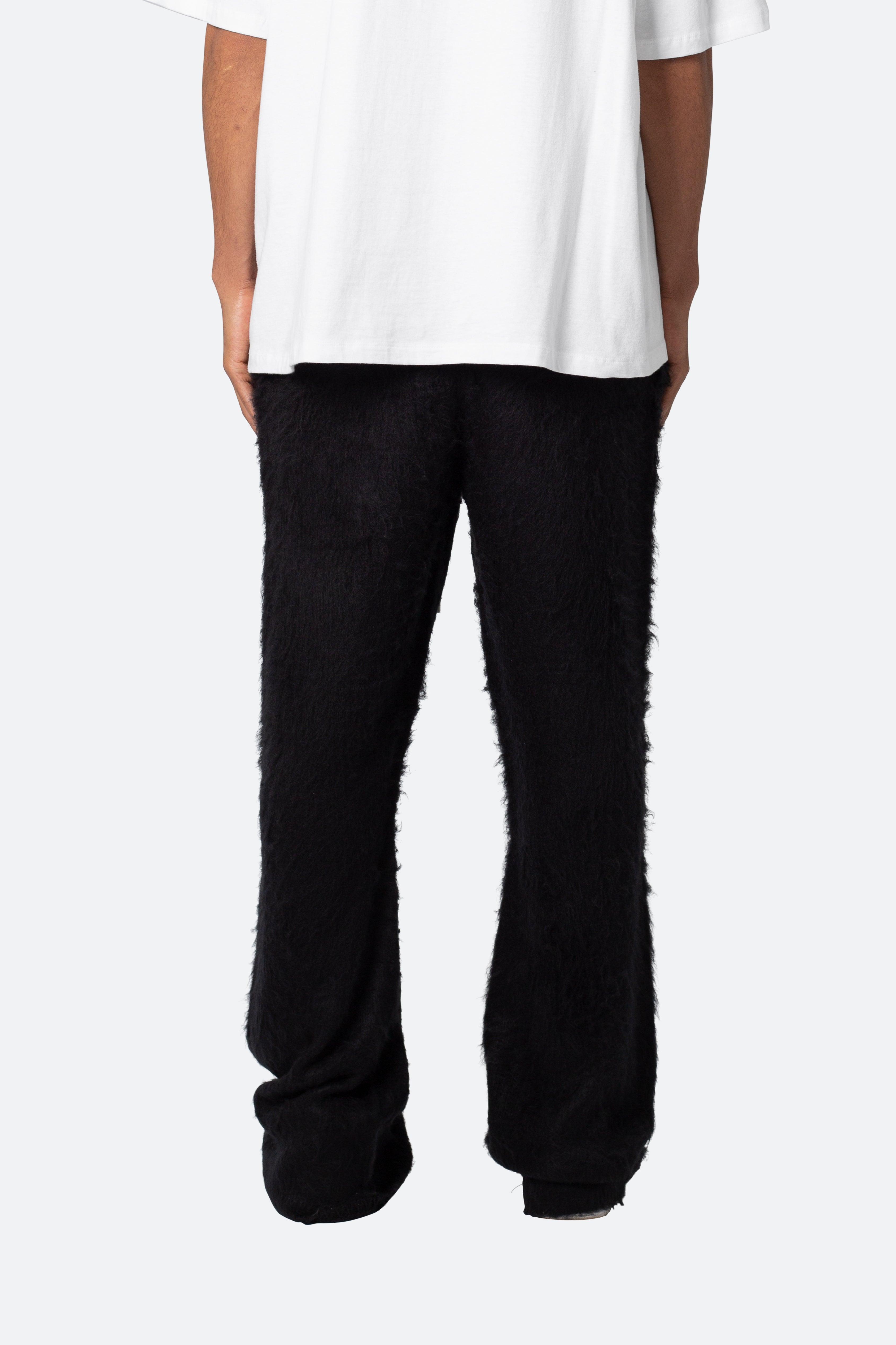 Fuzzy Sweatpants - Black Product Image