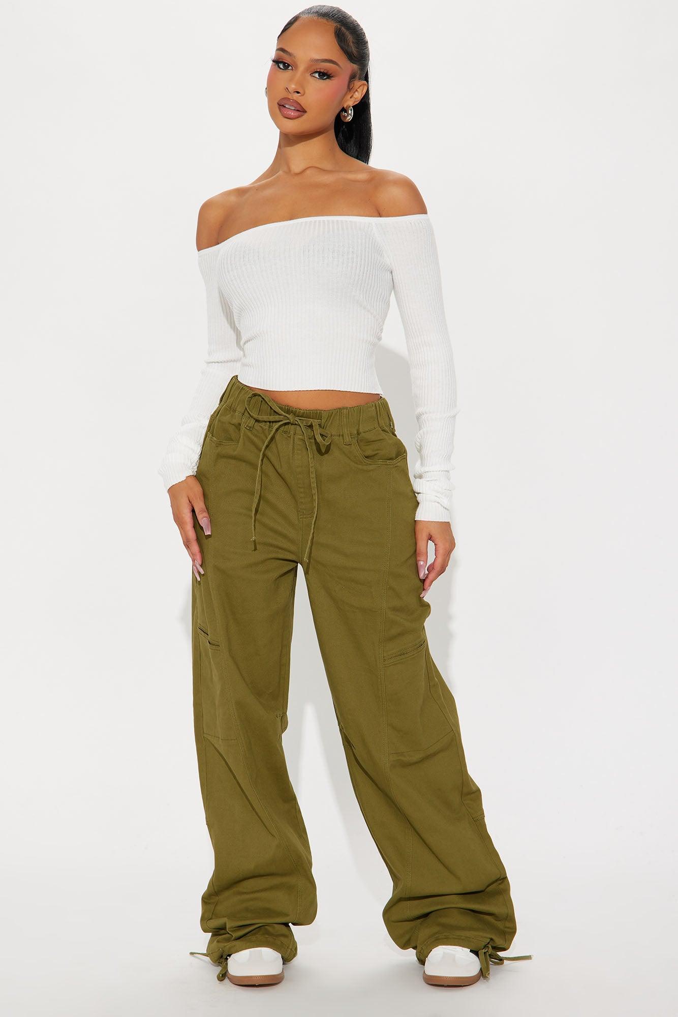 My Everyday Wide Leg Jogger - Olive product image