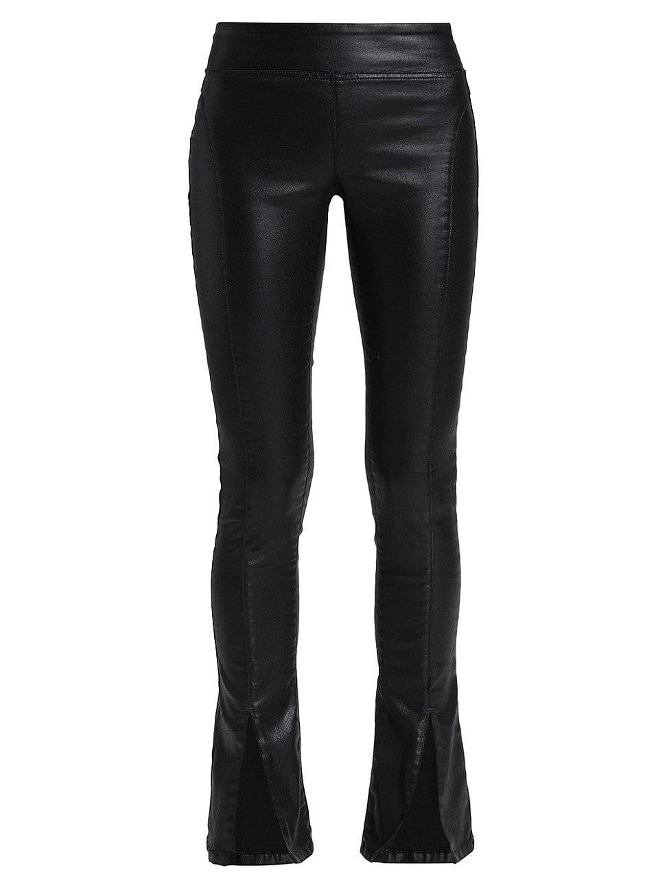 Womens Double Dutch Coated Cotton-Blend Pants Product Image