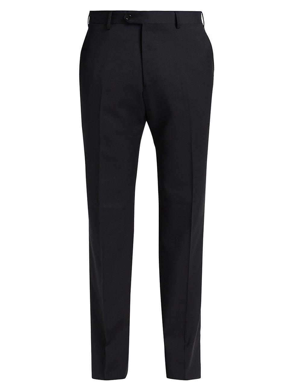 Mens Basic Wool Trousers Product Image