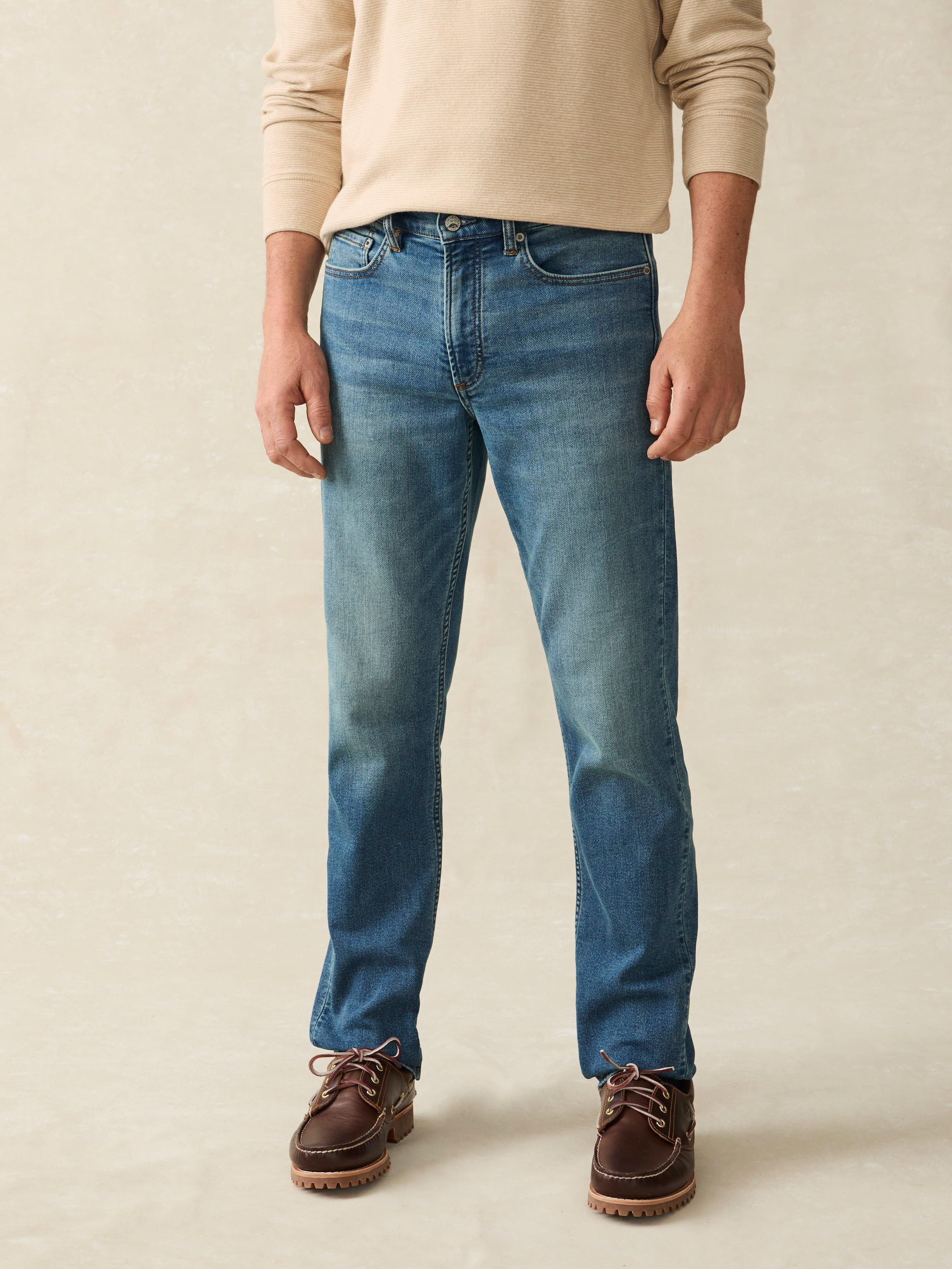 Stretch Terry Indigo 5-Pocket - Indigo Ocean Wash Male Product Image