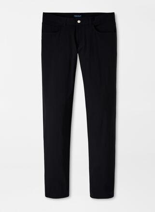 Peter Millar Mens Bingham Performance Five-Pocket Pant | Color: Black | Size: 36 Product Image