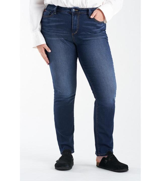 Womens High-Rise Straight-Leg Jeans Product Image