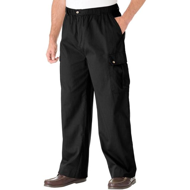 KingSize Mens Big & Tall Knockarounds Full-Elastic Waist Cargo Pants Product Image