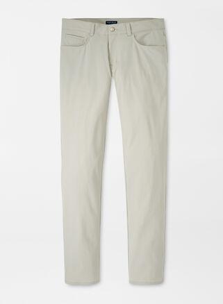 Peter Millar Mens Bingham Performance Five-Pocket Pant | Color: Linen | Size: 34 Product Image