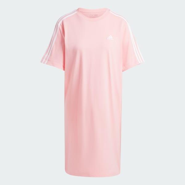 Essentials 3-Stripes Single Jersey Boyfriend Tee Dress Product Image