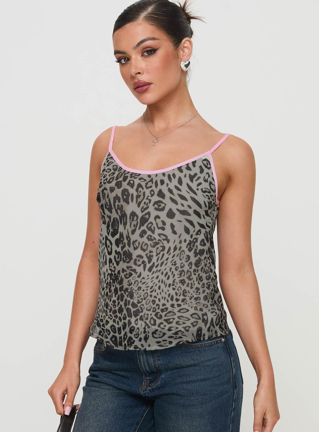 Serenata Top Leopard Product Image