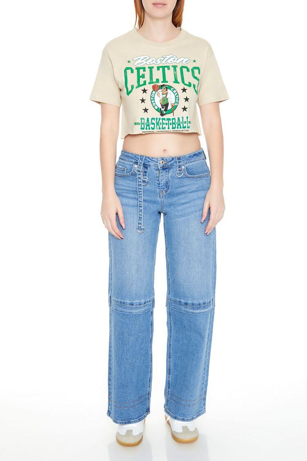 Boston Celtics Cropped Tee | Forever 21 Product Image