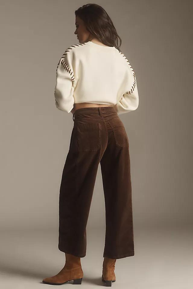 The Kenna Heritage Mid-Rise Barrel Jeans by Pilcro: Corduroy Edition Product Image