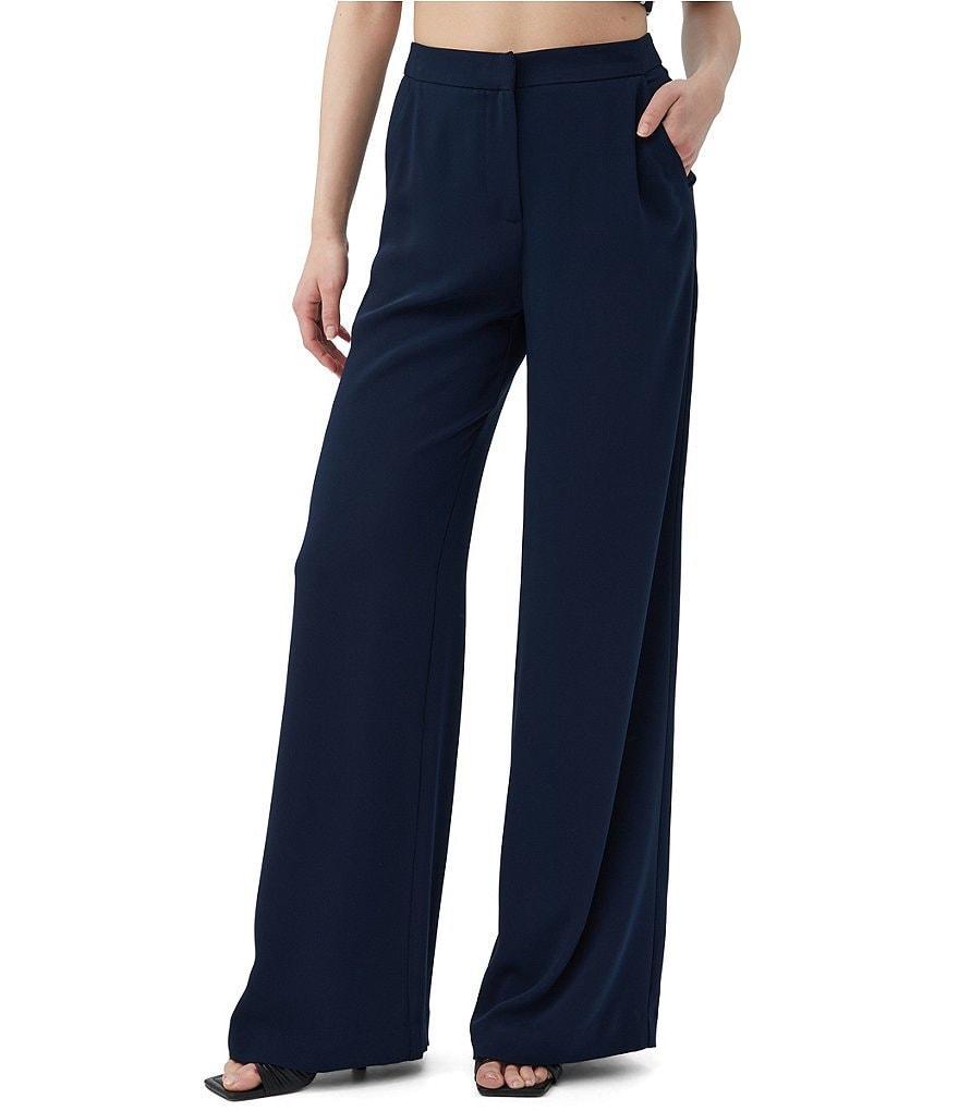 Trina Turk Verity Georgette High Waist Straight Pant Product Image