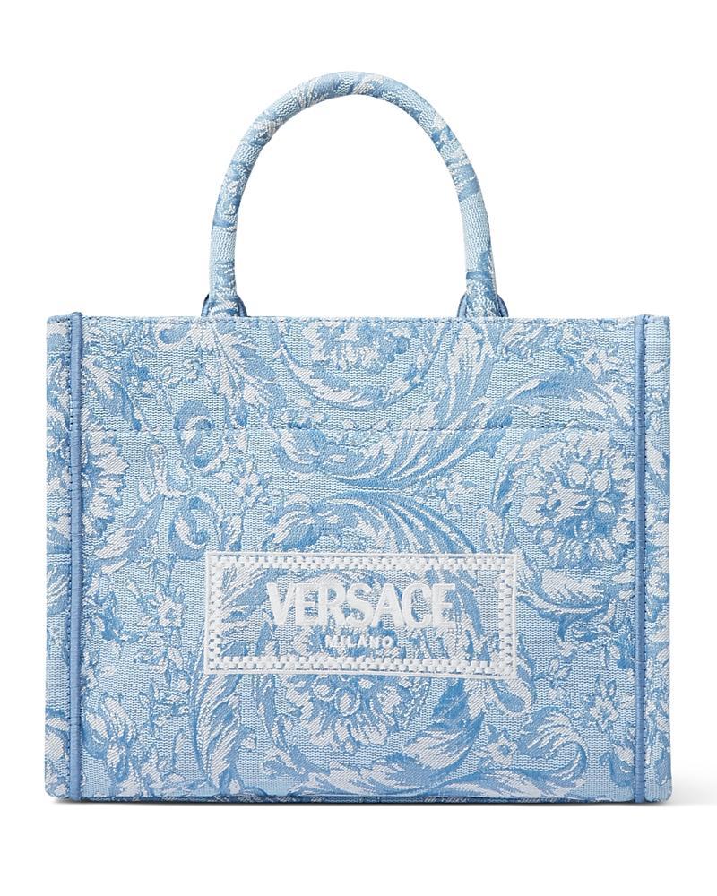 Versace Athena Logo Jacquard Small Tote Product Image